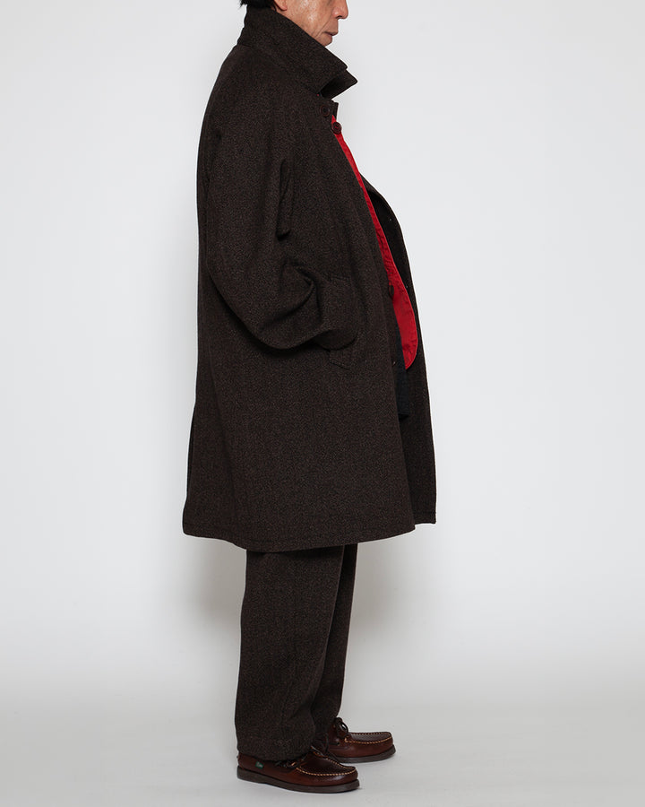 CJ027L - CORONA・UP DUSTER COAT / Melange Brown