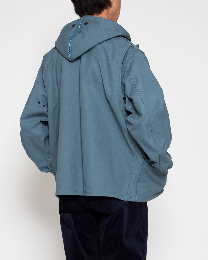 CJ053・GAME PARKA JACKET / Cyan Blue