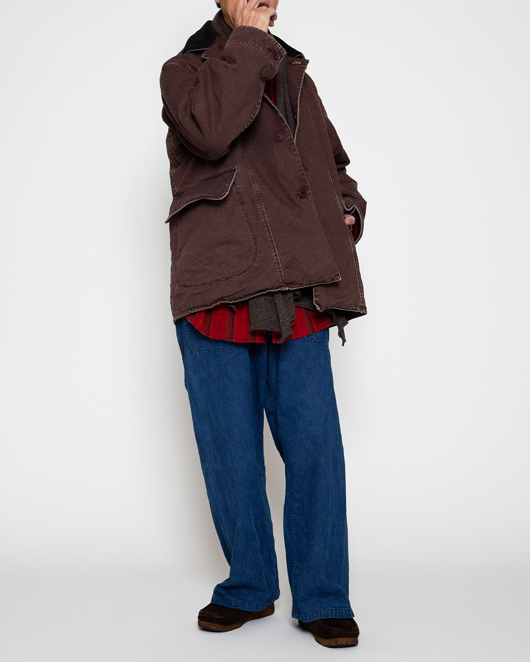 CJ076 - UTICA FIELD COAT / Chocolate Brown
