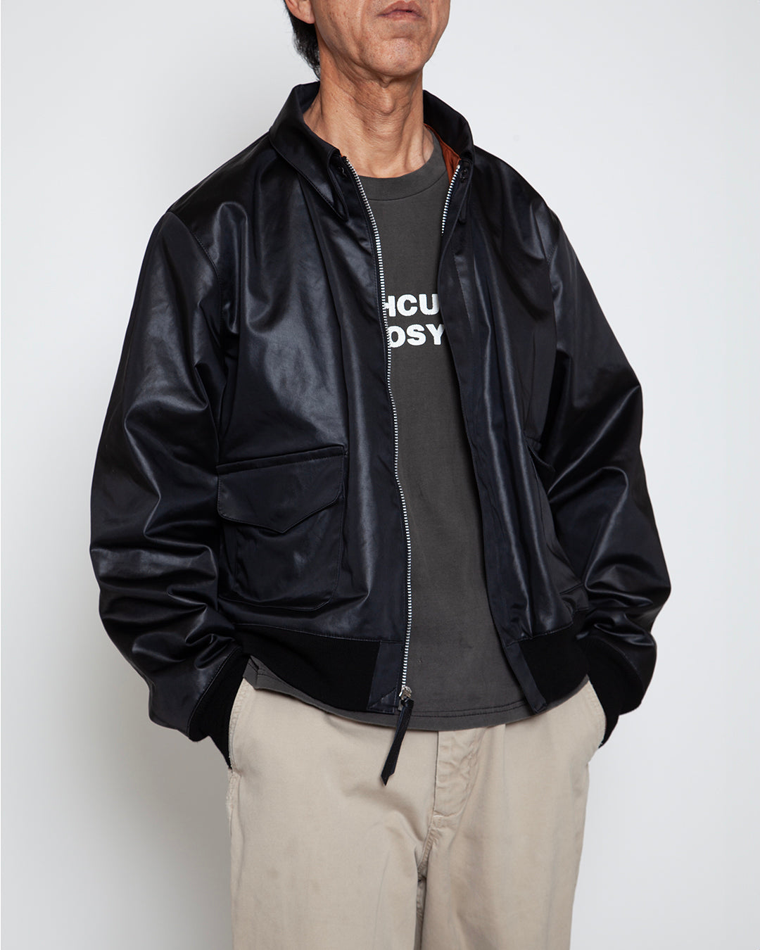 CJ077 - A-2 JACKET / Black – THE CORONA UTILITY