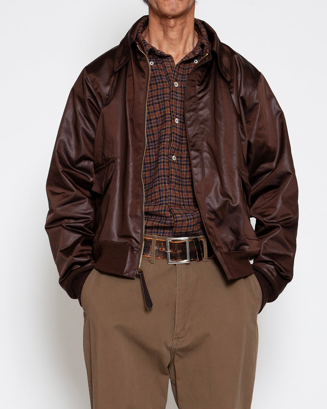 CJ077 - A-2 JACKET / Brown