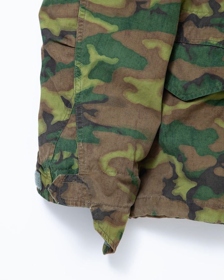 CJ112 - CORONA・M-65 FIELD JACKET / ERDL "GREEN in COUNTRY" w/ Special Bio-wash
