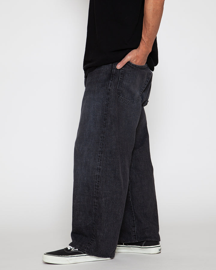 CP005 - W05 5POCKET / Black Denim w/ Special Bio-wash