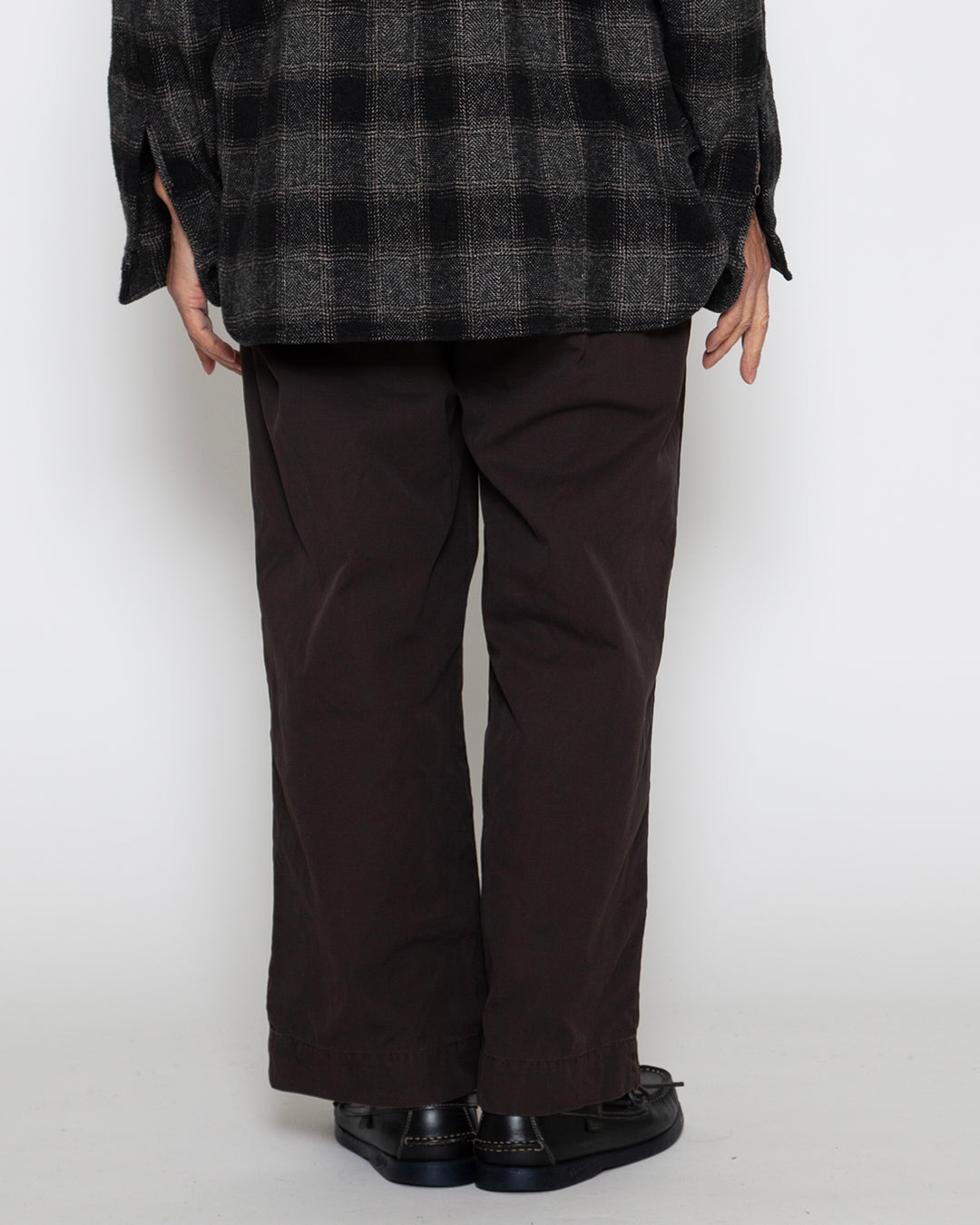 CP026 - 2T DESERT SLACKS / Chocolate Brown w/ Bio-wash
