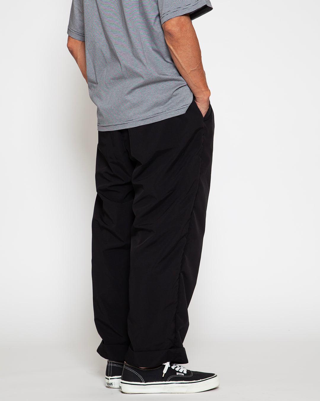 CP027E - DESERT EASY SLACKS / Black