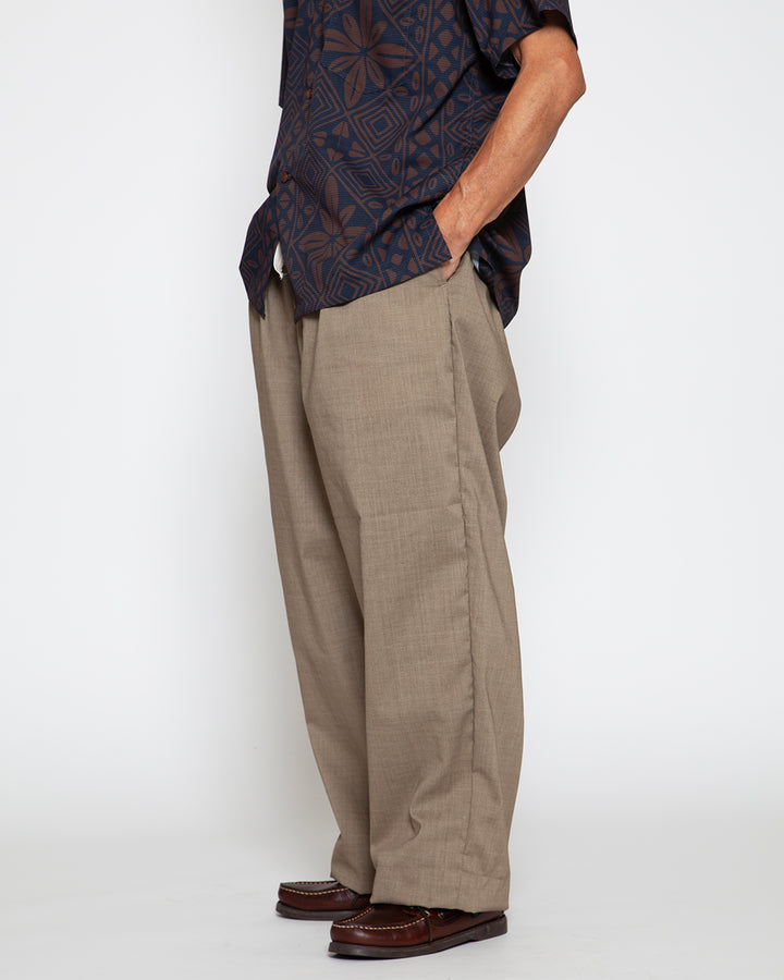 CP027E - DESERT EASY SLACKS / Beige Khaki