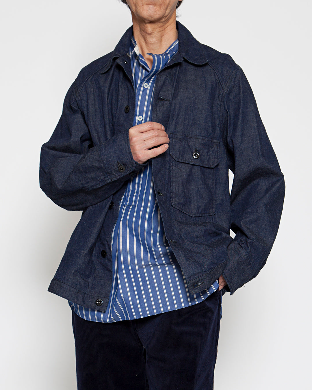 THE CORONA UTILITY - CS011・UTILITY FIELD JAC SHIRT / Indigo Denim