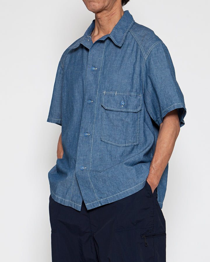 CS011S・UTILITY FIELD SHIRT / Blue Chambray