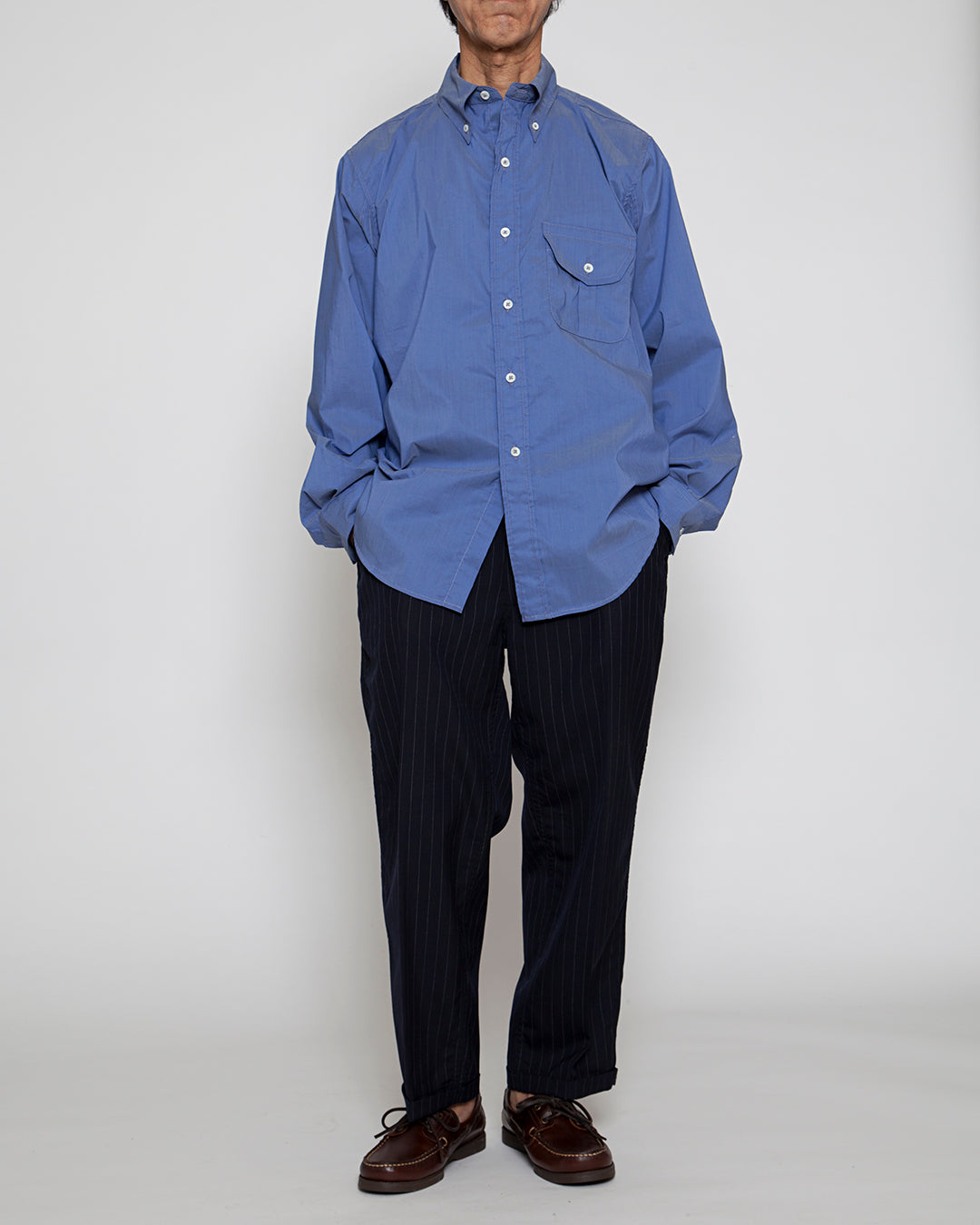 CS012・TREK TRAVELER SHIRT / Blue