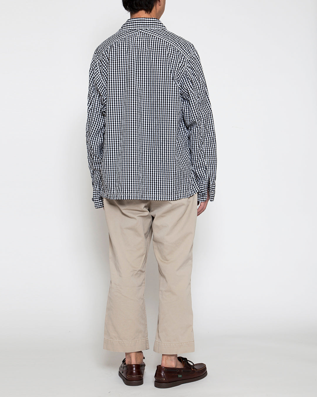 CS013・UTILITY FIELD SHIRT / Monotone Gingham Check