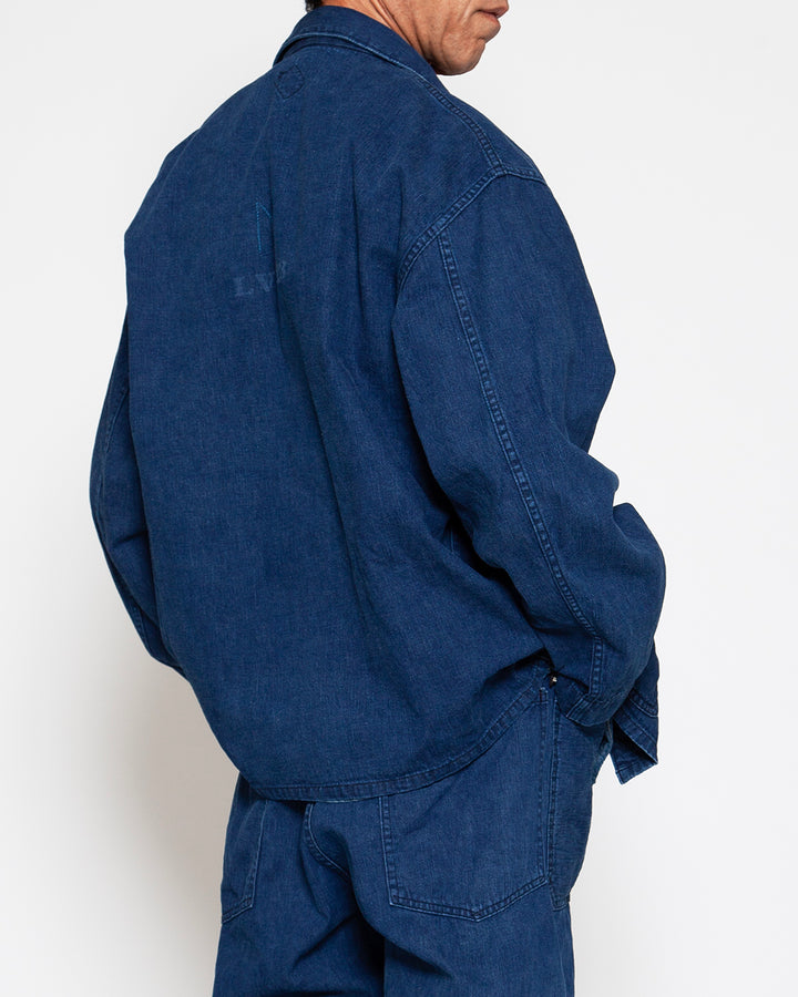 CSJ005 - N-3 JUMPER / Indigo Denim w/ Bio-wash