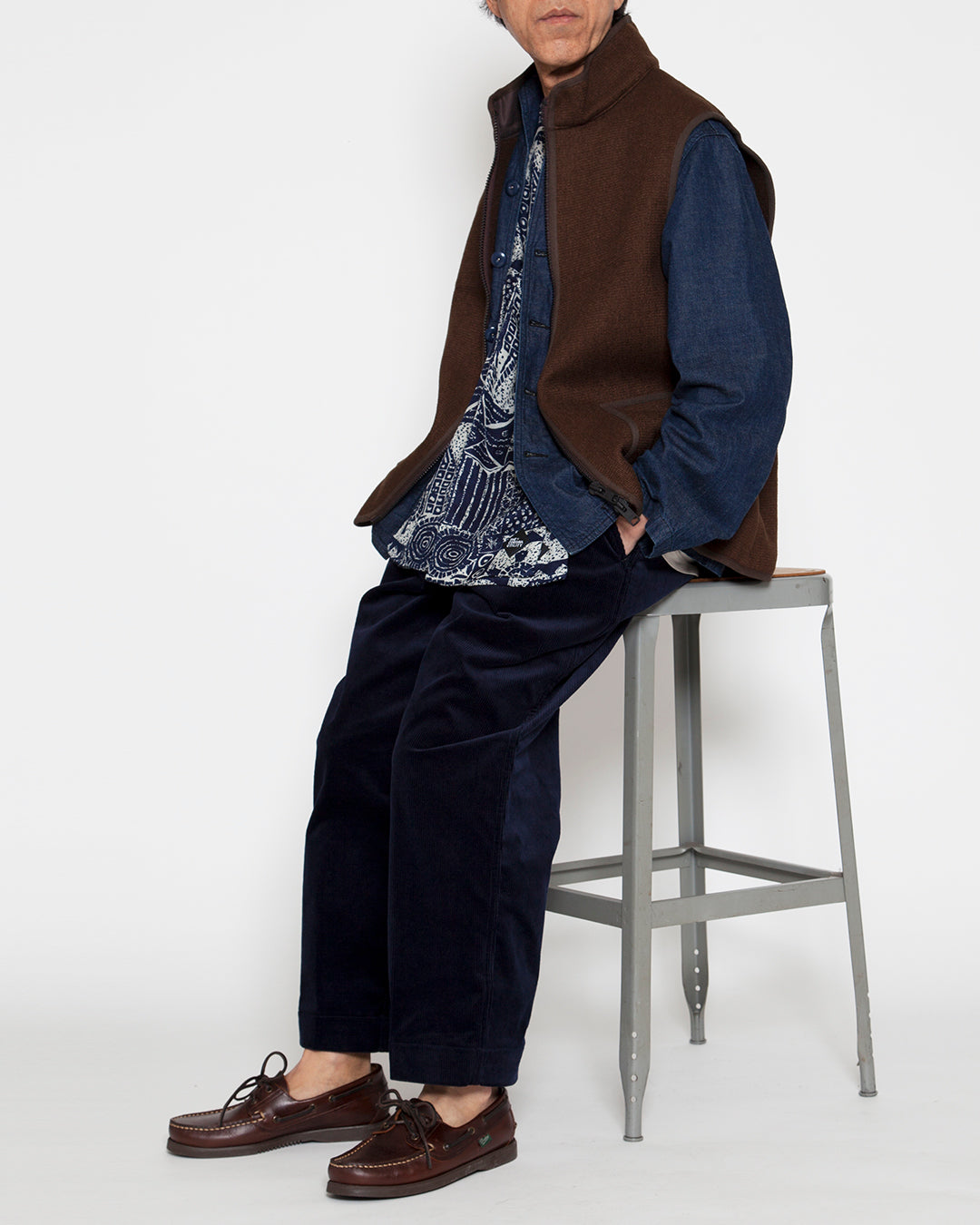 CV012・PISTACHIO VEST / Brown Khaki – THE CORONA UTILITY