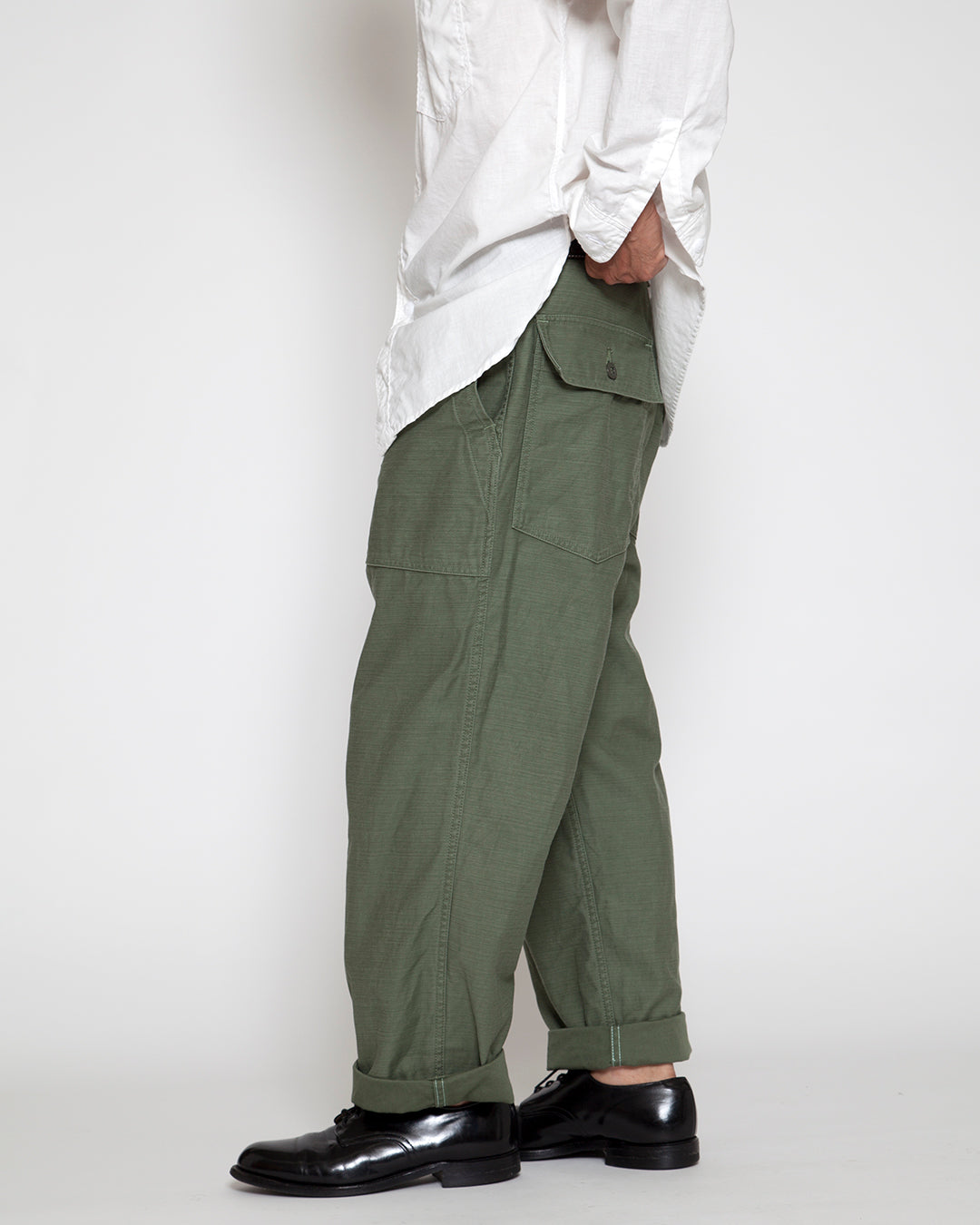 FP001・UTILITY SLACKS / Light OG w/ Bio-wash