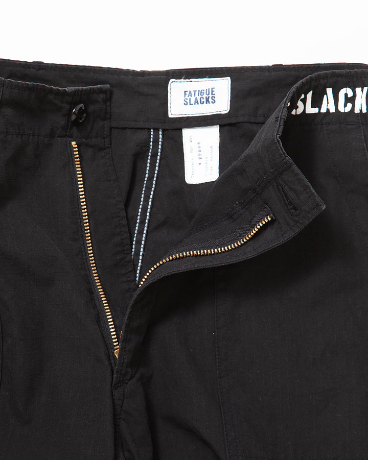 FP005 - AGGRESSOR SLACKS / Black w/ Bio-wash