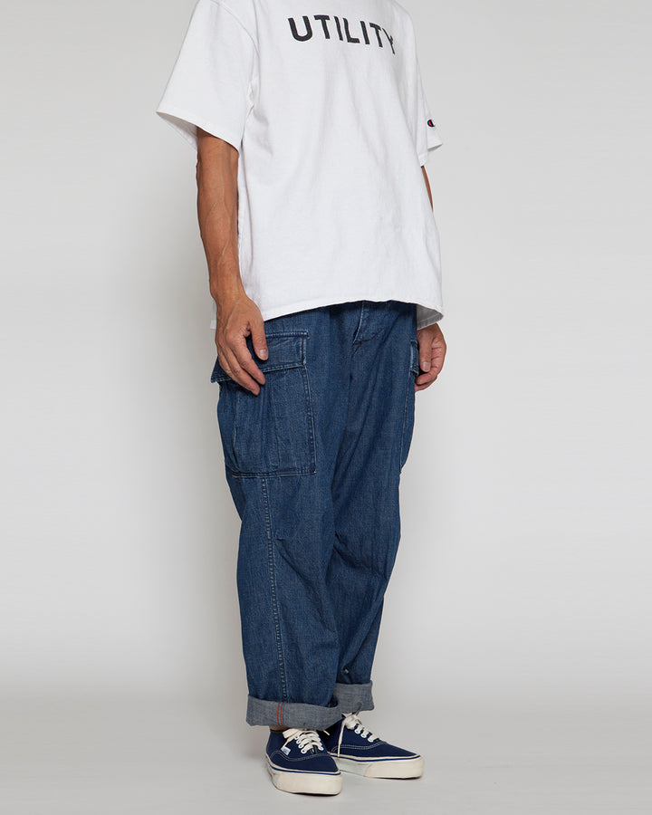 FP006・JUNGLE SLACKS / Indigo Denim