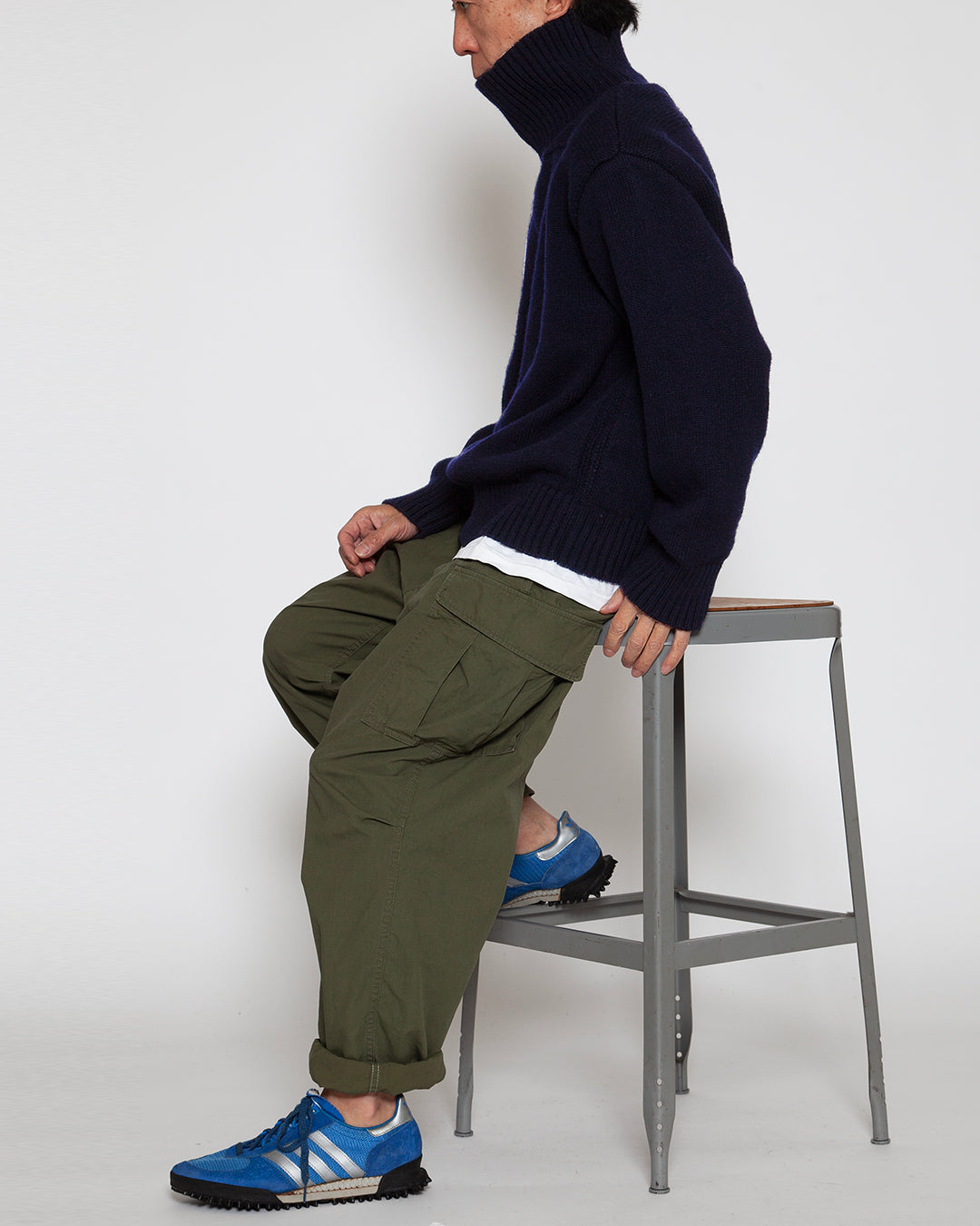 FP006 - JUNGLE SLACKS / Olive Green w/ Bio-wash