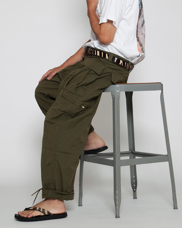 FP008・ADVISOR SLACKS / Olive Green