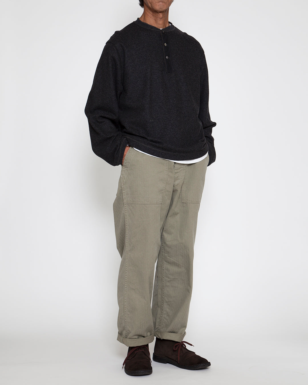 FP027・M-47 UTILITY SLACKS / Sage Green – THE CORONA UTILITY