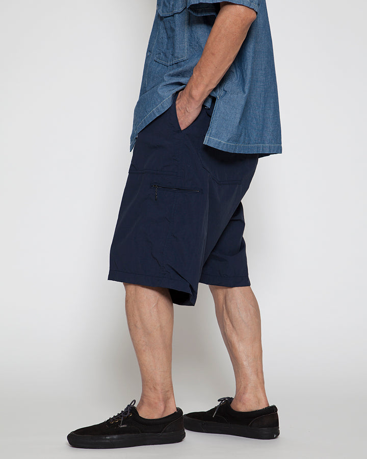 FP024S・UTILITY EASY SHORT SLACKS / Navy