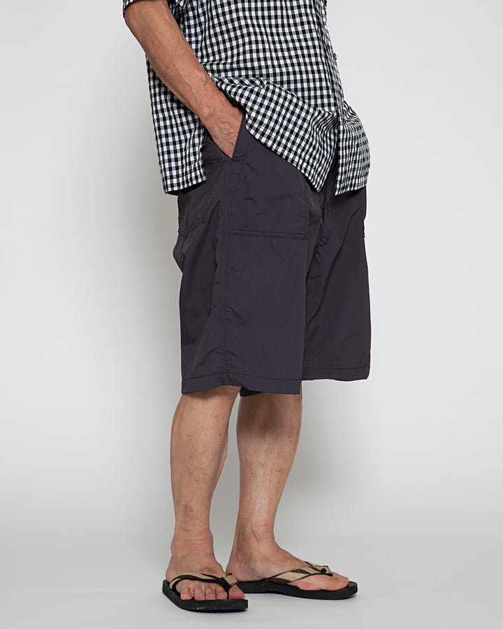 FP024S・UTILITY EASY SHORT SLACKS / Charcoal