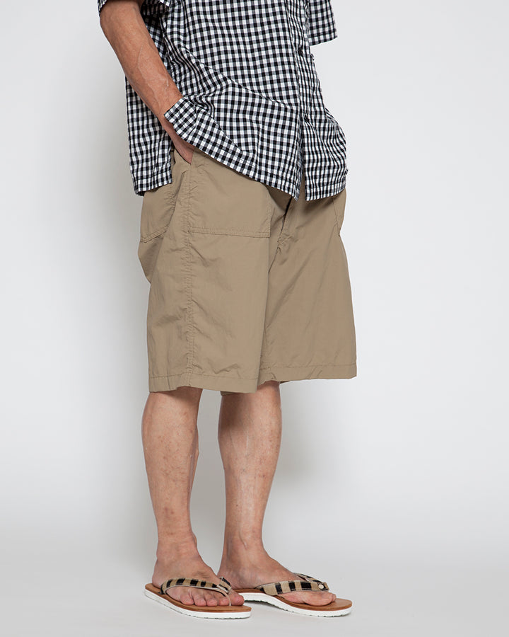 FP024S・UTILITY EASY SHORT SLACKS / Khaki
