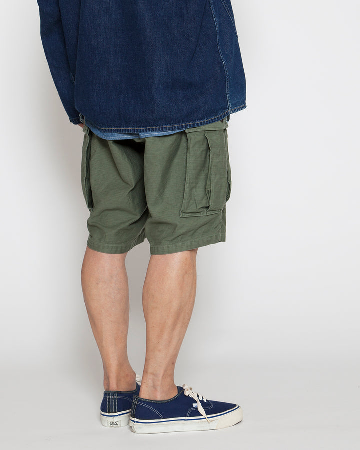 FP029・M-51 SHORT SLACKS / Light OG w/ Bio-wash