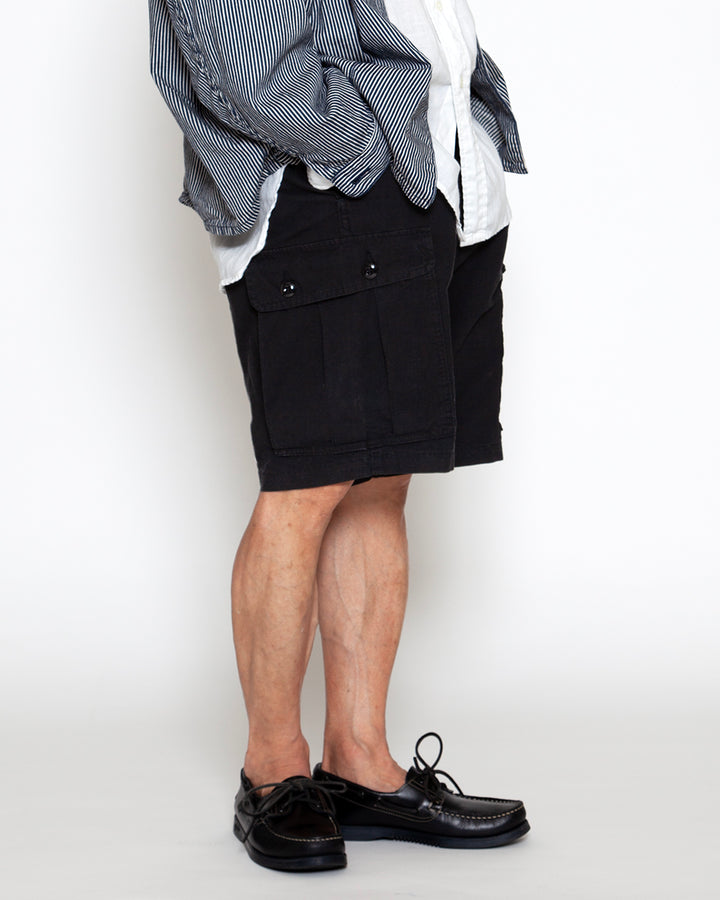 FP030 - a-1 clothing × FATIGUE SLACKS・ROYAL TAILOR・B.D.U SHORT SLACKS / Black