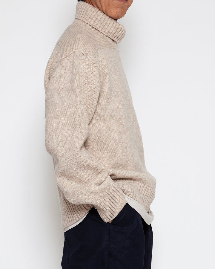 KN002 - KeyHole・NAVY TURTLE / Melange Sand