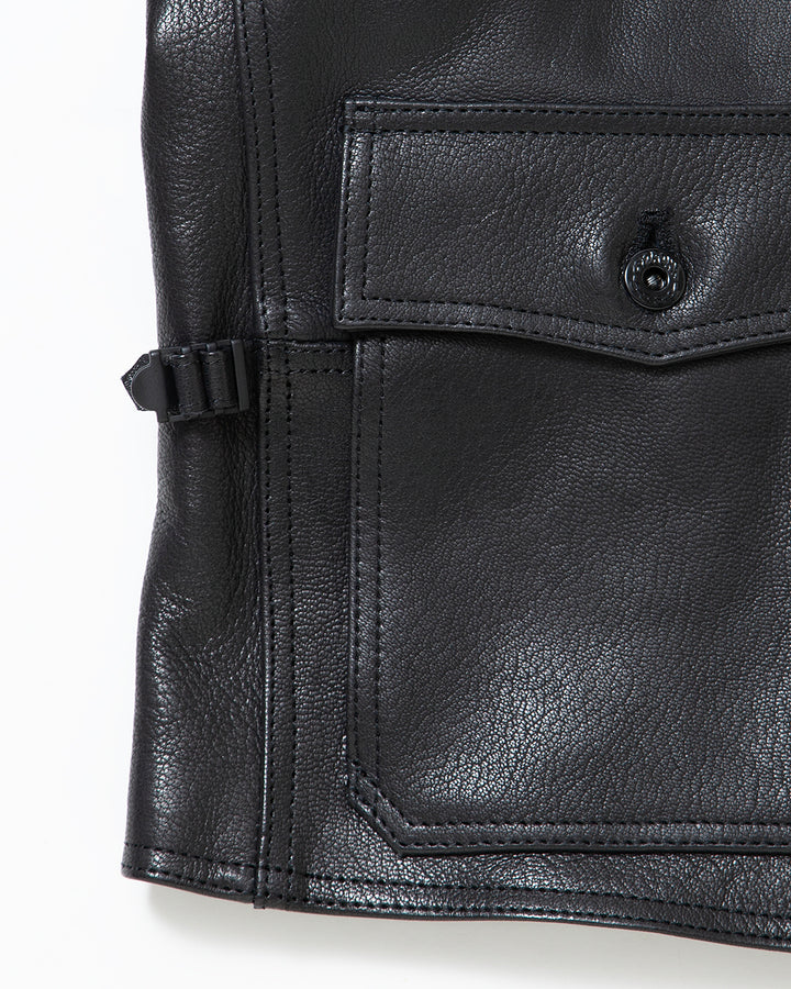 WG001 - Willis & Geiger "G-8" / Black Goat Leather