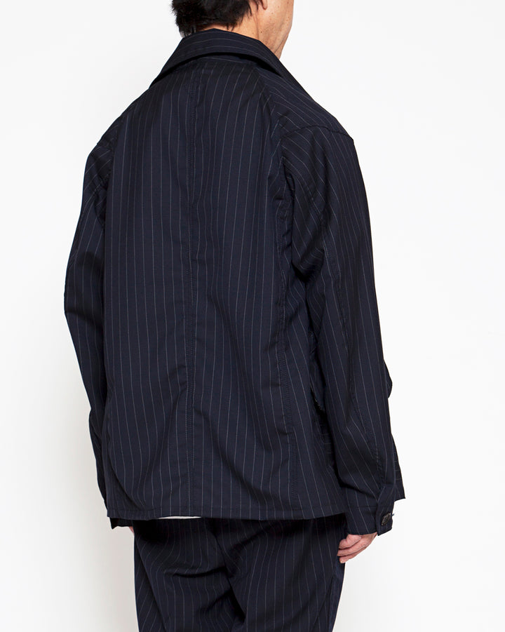 CJ001L・GAME JACKET LIGHT / Pinstripe on Navy