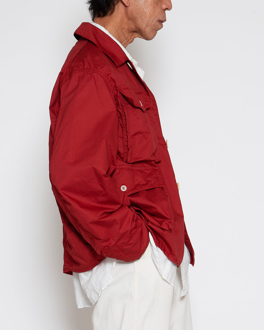 CJ005 - MACY FISHING JACKET / Red