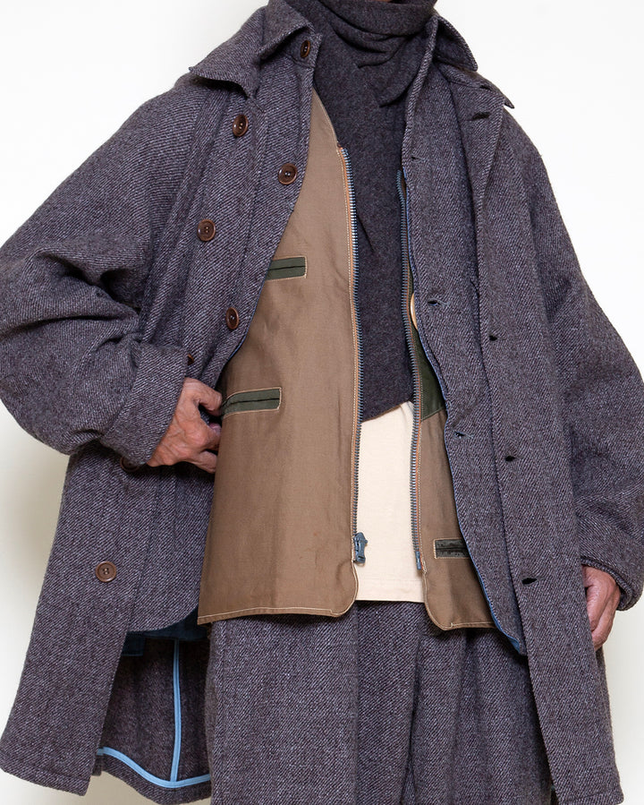 CJ027 - CORONA・UP DUSTER COAT / Greige