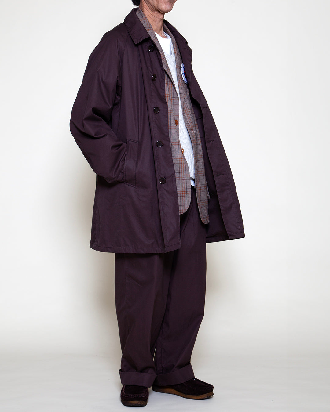 CJ027L - CORONA・UP DUSTER COAT / Dark Brown