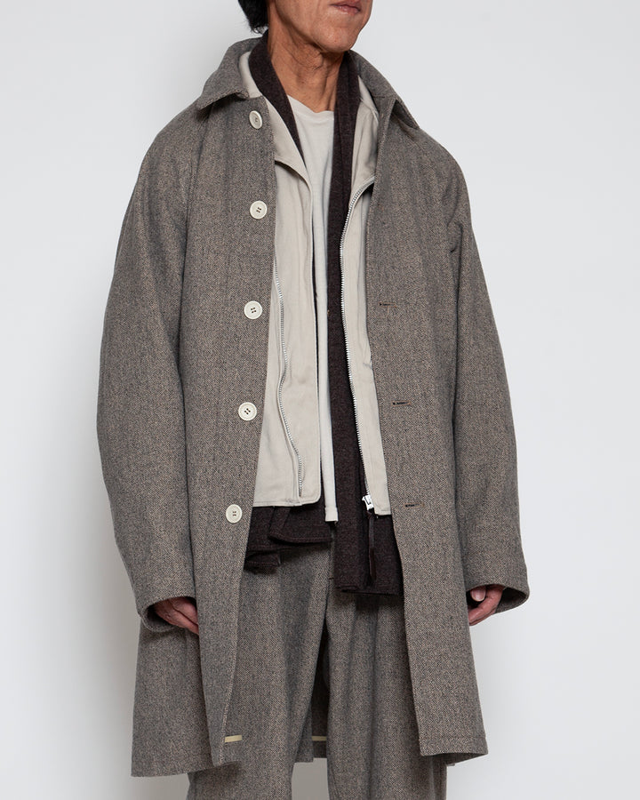 CJ027L - CORONA・UP DUSTER COAT / Melange Sand