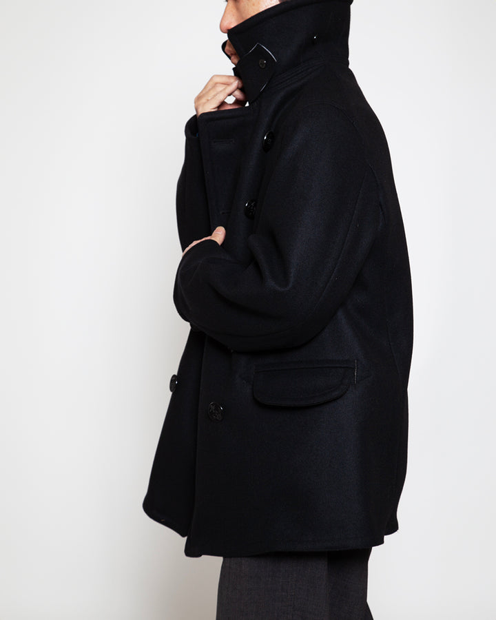 CJ067- SEAMEN'S COAT / Black