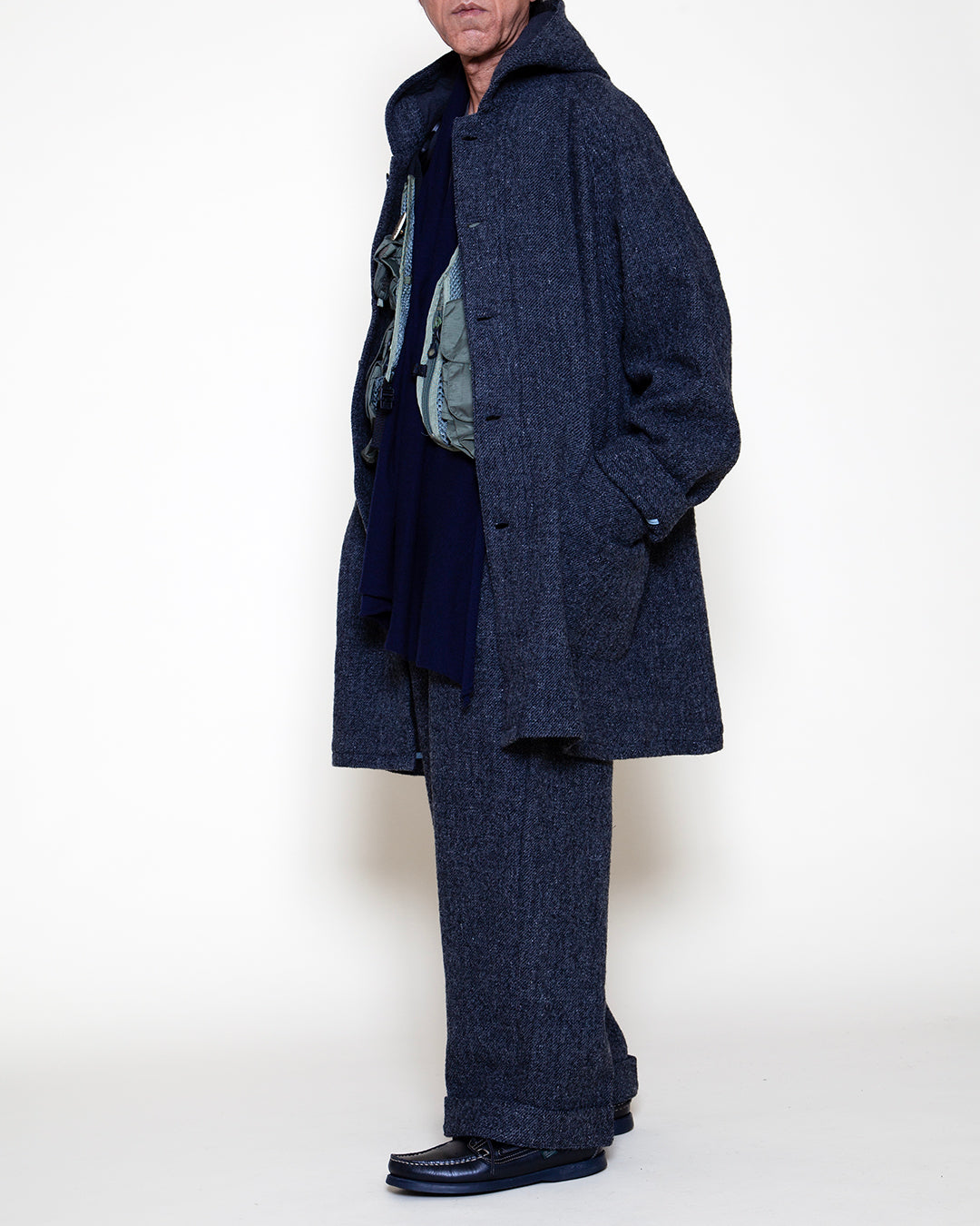 CJ127 - CORONA・UP DUSTER PARKA COAT / Charcoal