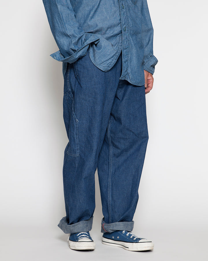 CP011・HALF O'ALLS / Indigo Denim w/ Stone Bio Wash
