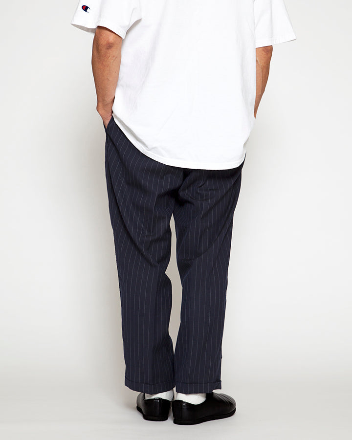 CP026・2T DESERT SLACKS / Pinstripe on Navy
