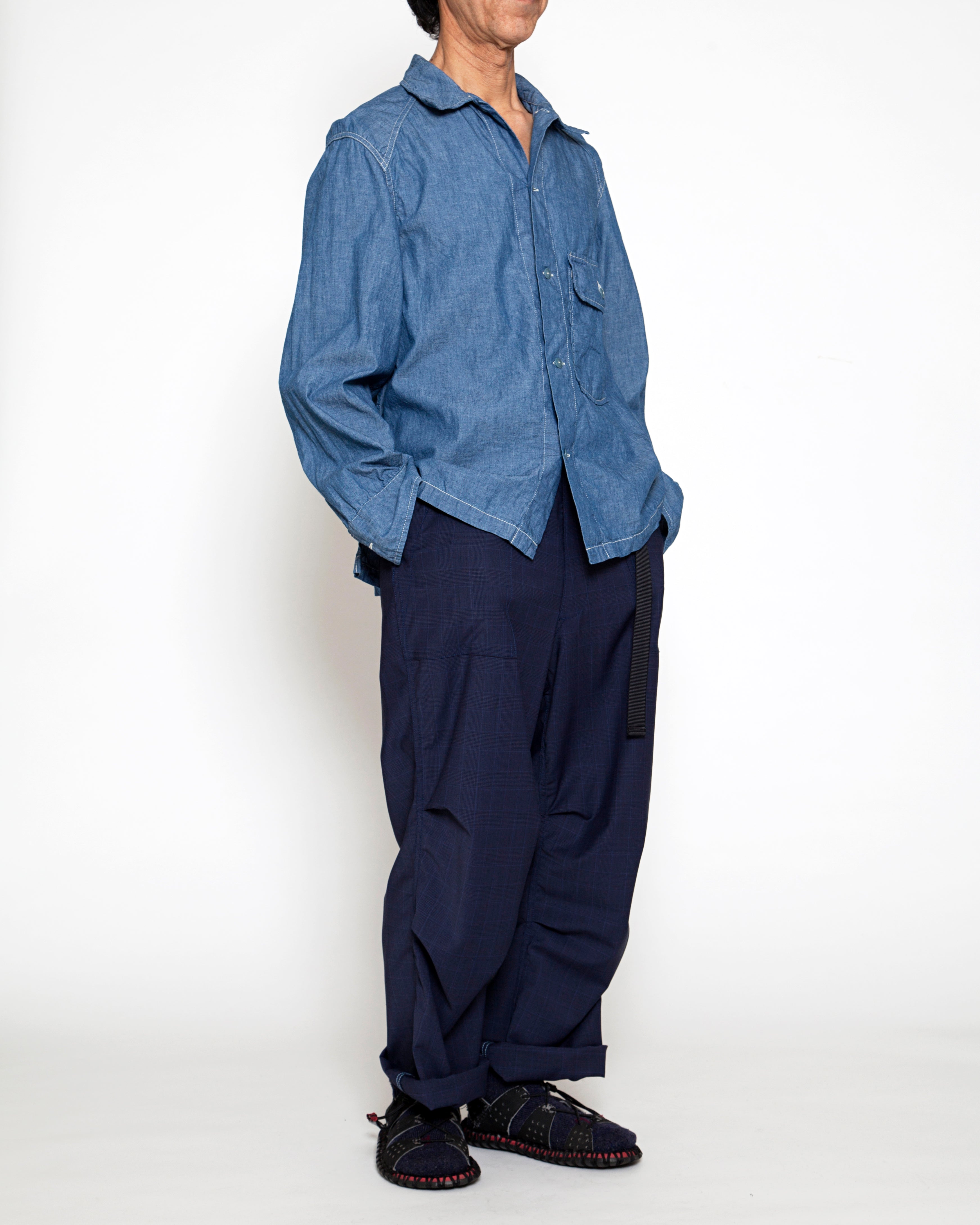 CS013・UTILITY FIELD SHIRT / Blue Chambray – THE CORONA UTILITY
