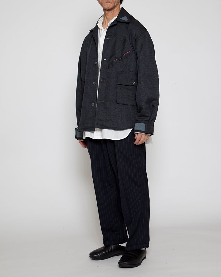 CSJ001・HUNTER HIKER JAC SHIRT / Black