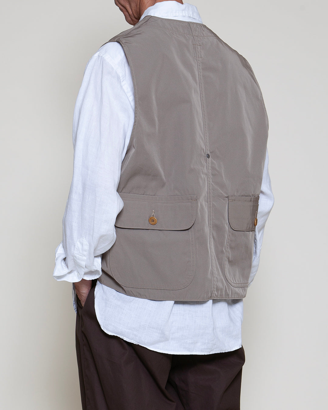 CV002 - CORONA・GAME VEST / Beige Khaki