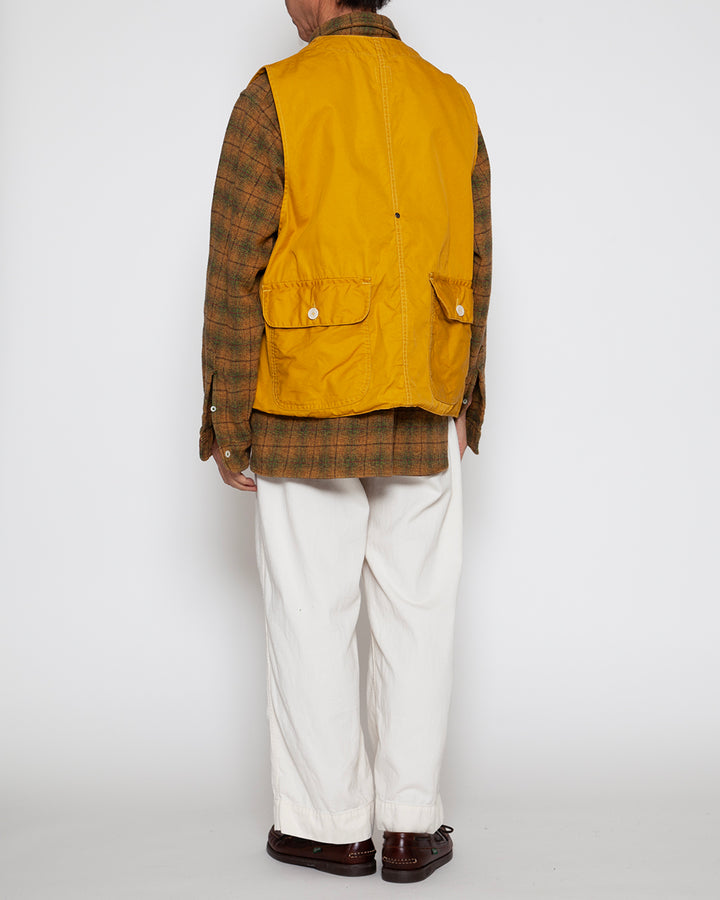 CV002 - CORONA・GAME VEST / Mustard w/ Bio-wash