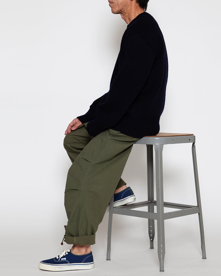 FP005 - AGGRESSOR SLACKS / Olive Green w/ Bio-wash