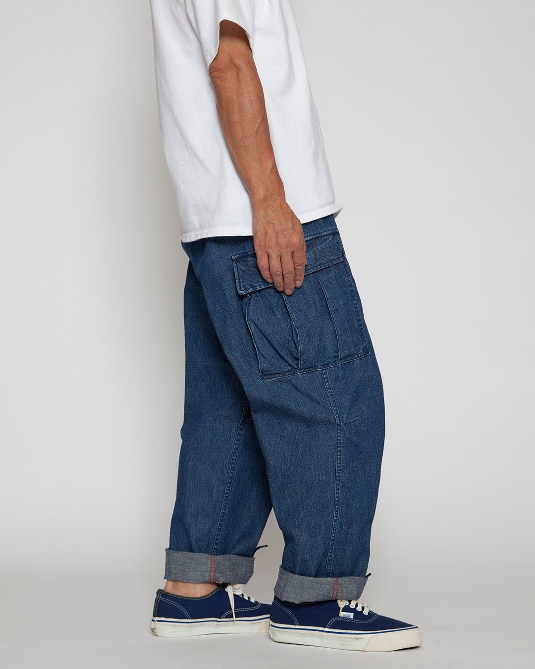 FATIGUE SLACKS - FP006・JUNGLE SLACKS / Indigo Denim