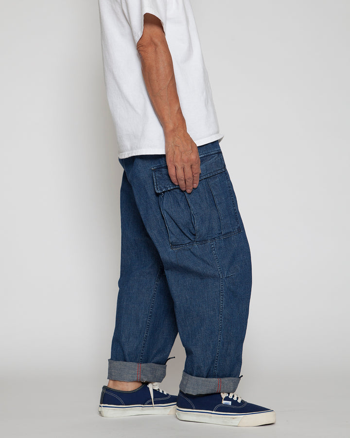 FP006・JUNGLE SLACKS / Indigo Denim