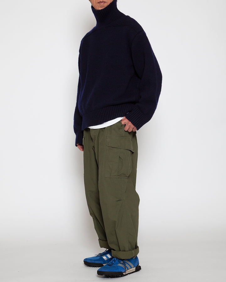 FP006 - JUNGLE SLACKS / Olive Green w/ Bio-wash