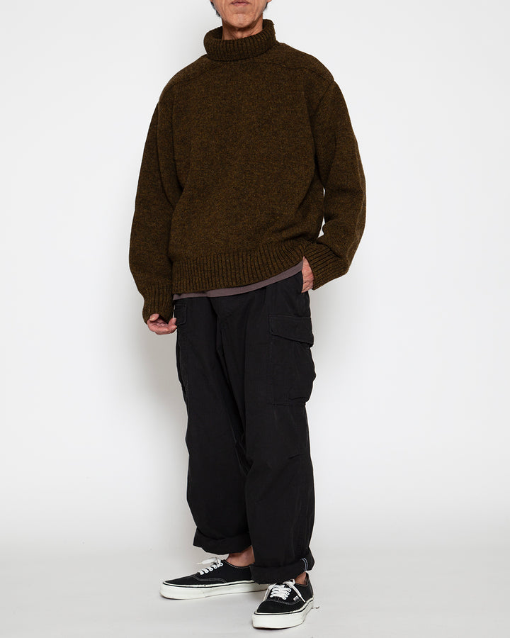 FP006 - JUNGLE SLACKS / Black w/ Bio-wash