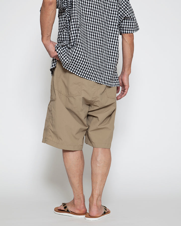 FP024S・UTILITY EASY SHORT SLACKS / Khaki