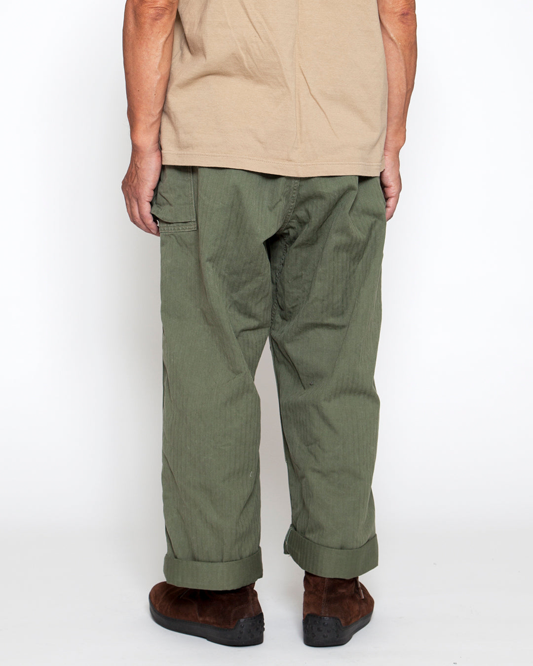 FP028・M-43 CARGO SLACKS / Light OG w/ Bio-wash