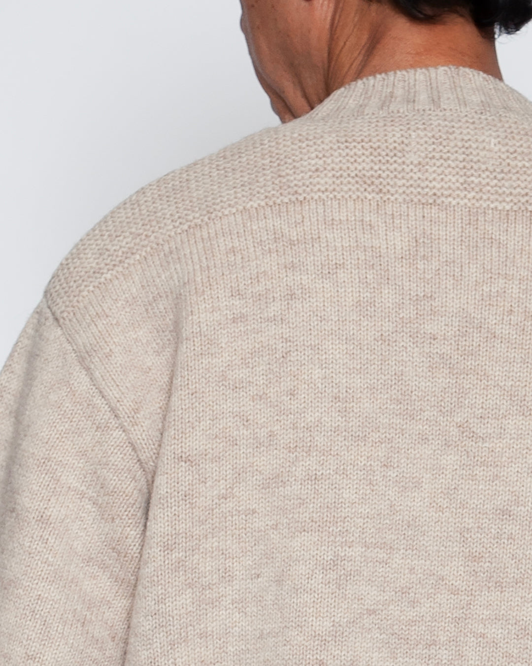 KN001 - KeyHole・NAVY CREW / Melange Sand